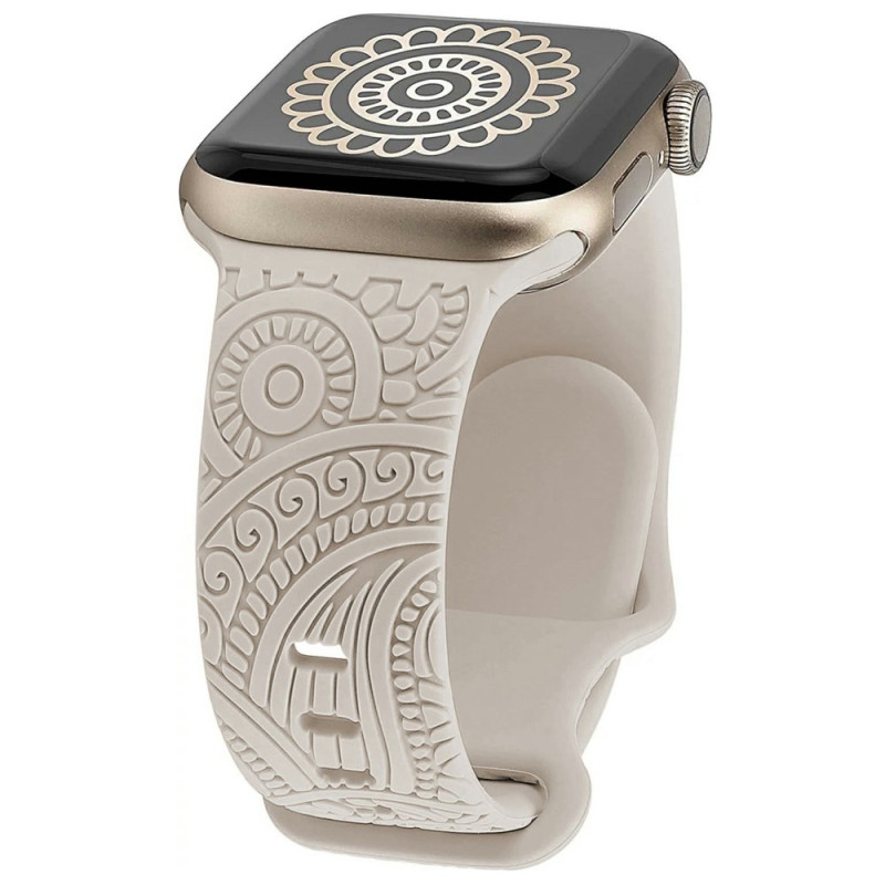 Apple Watch Band Series 42mm-38mm / Series SE Silikoni Painettu