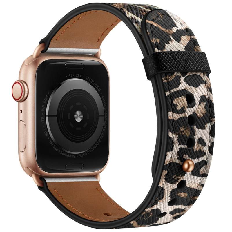 Apple Watch -ranneke 42mm - 38mm / SE-sarjan nahka ja metallikotelo