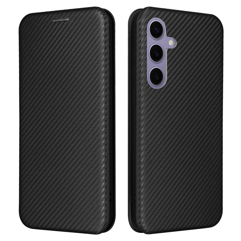 Flip Cover Samsung Galaxy S25 Plus 5G Hiilikuitukansi