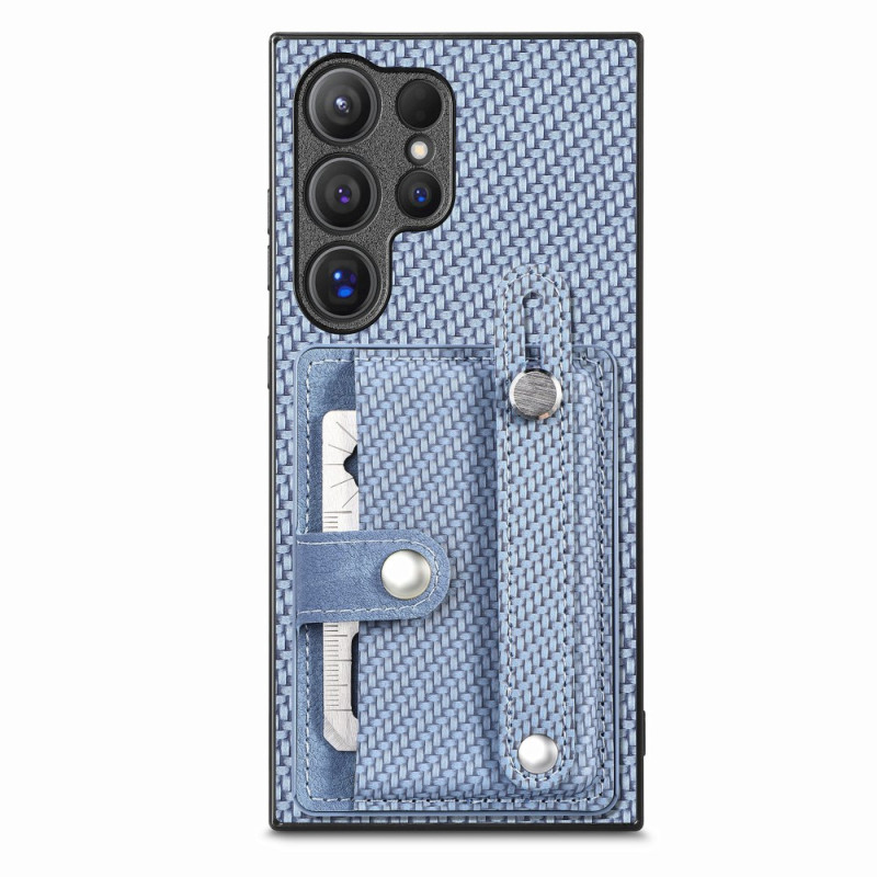 Samsung Galaxy S25 Ultra 5G Suojakuori
 korttitasku
 ja hihnan pidike