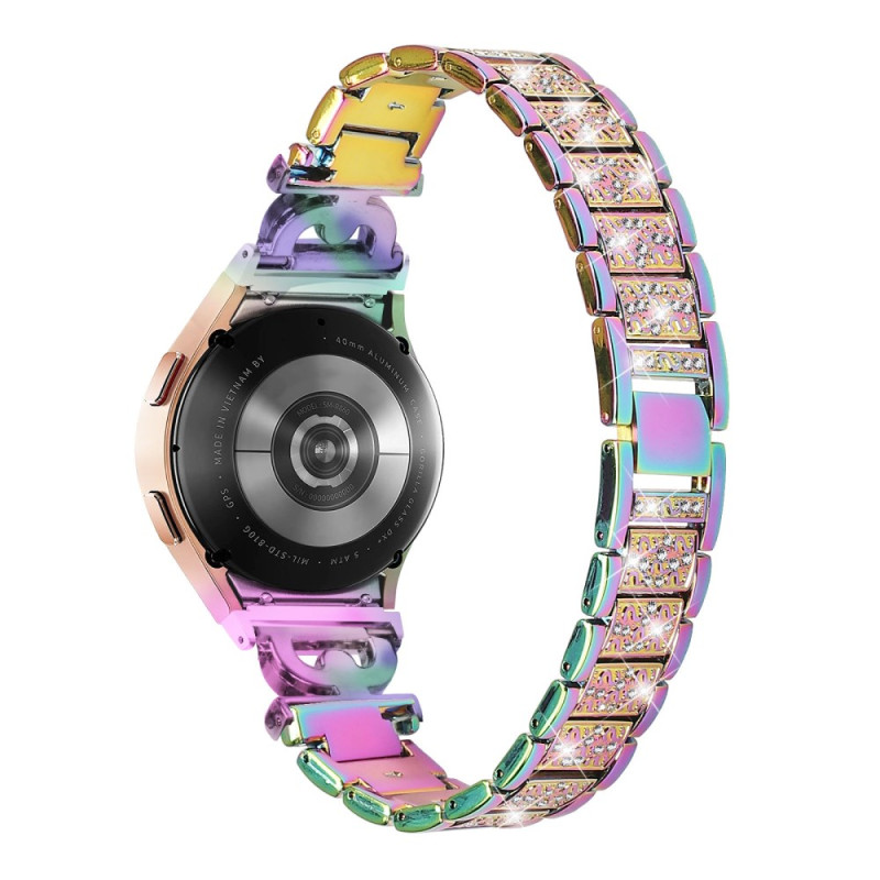 Samsung Galaxy Watch6/5/4 Rannekoru / Klassinen
 Strass tyylikäs