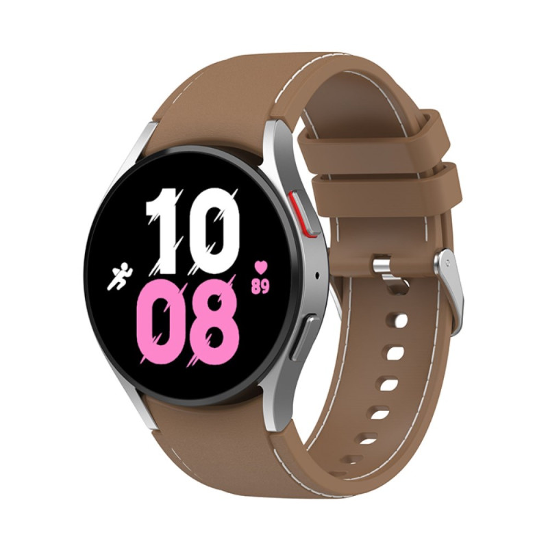 Samsung Galaxy Watch6/5/4/3 / Klassinen
 / FE 40mm silikoniranneke ompeleilla varustettuna