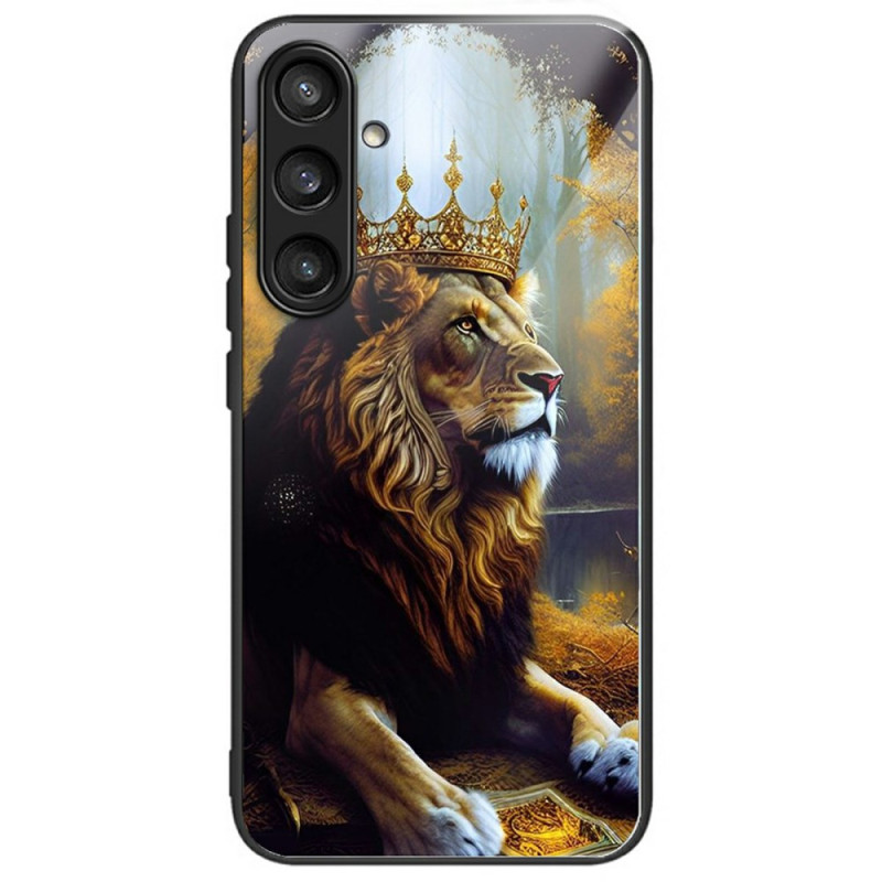 Samsung Galaxy A26 5G Gold Lion Crown panssarilasi
 suojakuori
