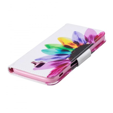 Samsung Galaxy J6 Plus akvarelli kukka kotelo Samsung Galaxy J6 Plus akvarelli kukka kotelo
