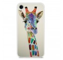 iPhone XR kotelo kirahvi värikäs