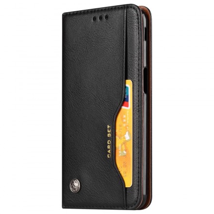 Flip Cover Samsung Galaxy J6 Plus keinonahkainen korttikotelo