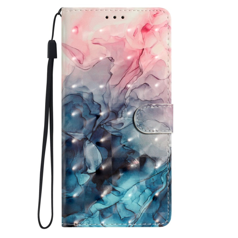 Honor Magic 7 Lite / X9c Akvarelli marmori suojakotelo
