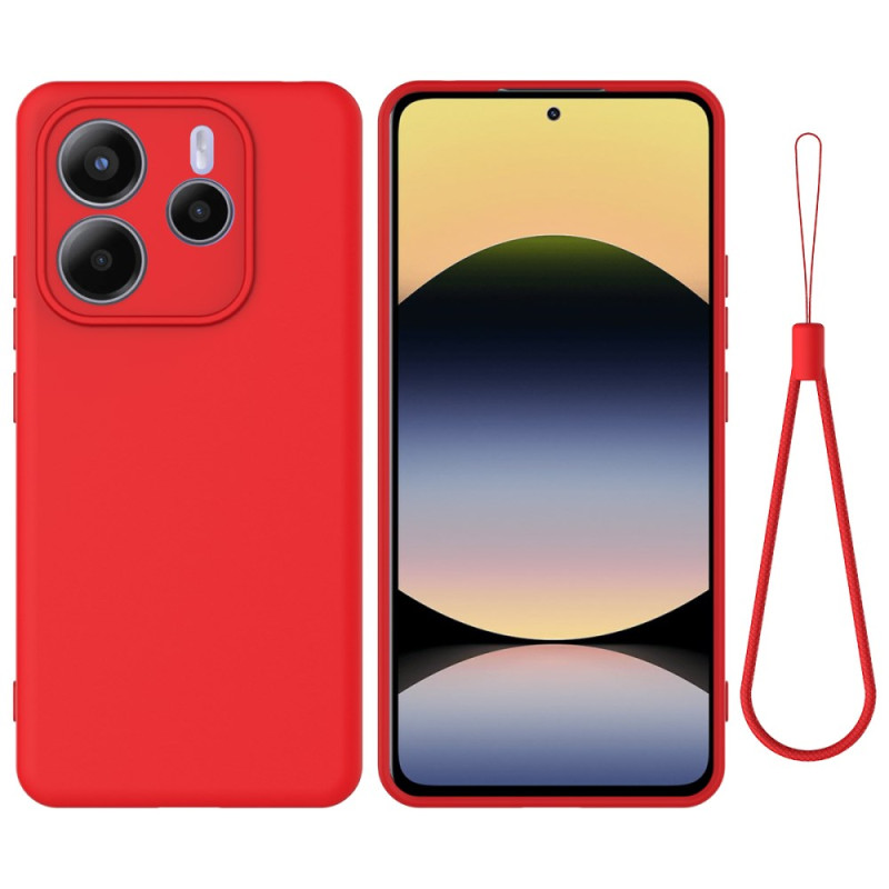 Xiaomi Redmi Note 14 5G Liquid Silikoni kantolenkki
suojakuori