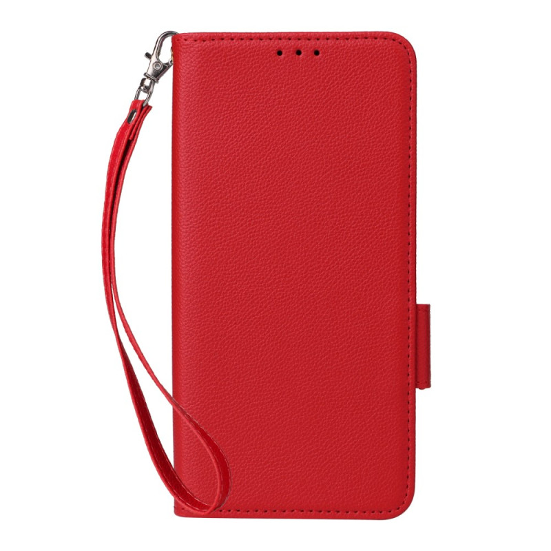 Oppo Reno 13 5G keinonahka Litchi kantolenkki
 suojakotelo