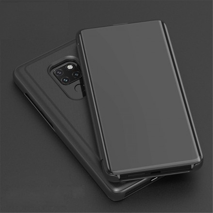 Näytä kansi Huawei Mate 20 peili ja keinonahkaa
