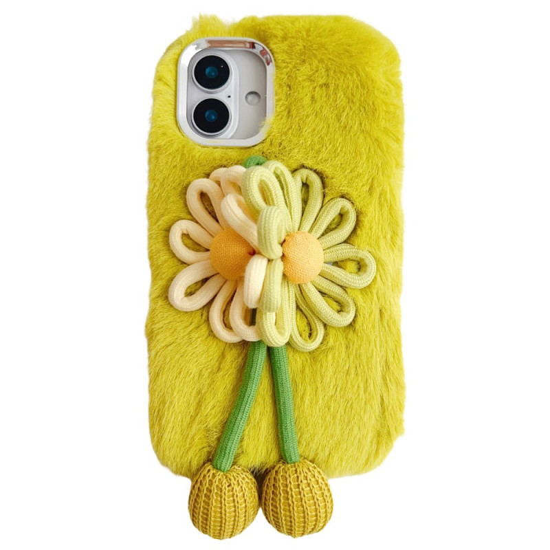 iPhone 16 suojakotelo
 Plush kukka koristelu