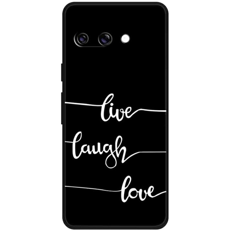 Google Pixel 9A Live Laugh Love Suojakuori
