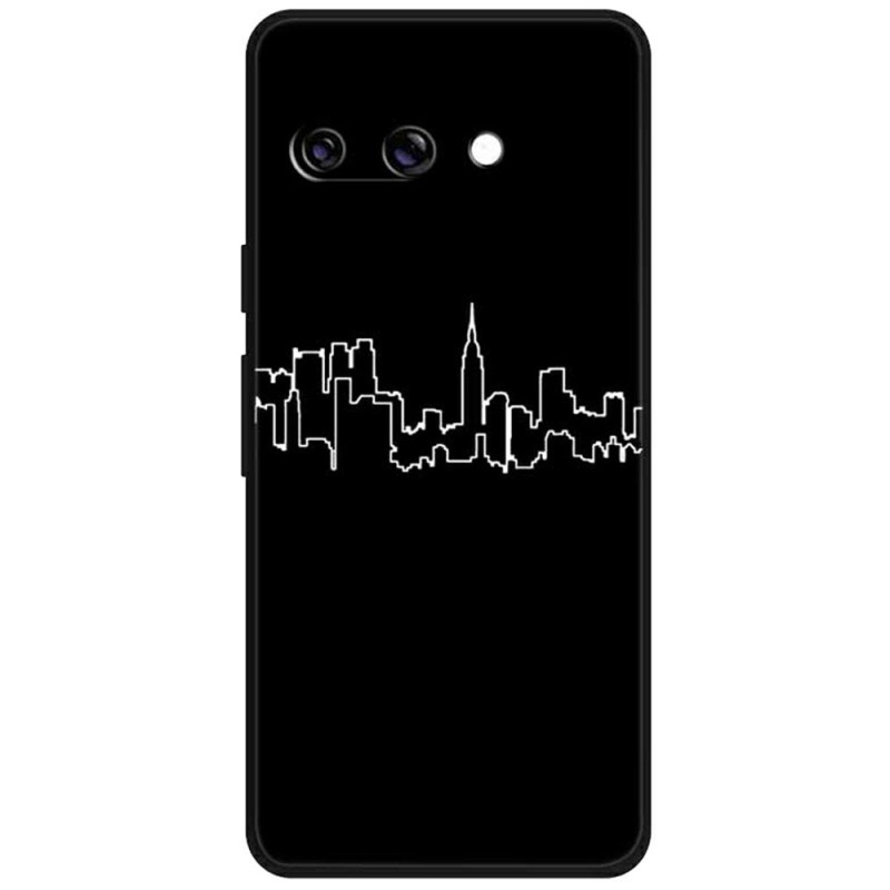 Google Pixel 9A Line Art Suojakuori
