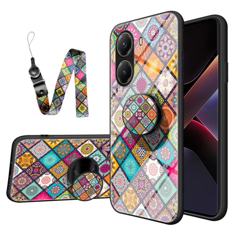 Poco X7 Pro 5G Suojakuori
 Patchwork tuki ja kantolenkki
