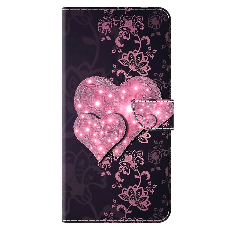 Moto G85 5G Lace Heart suojakuori
