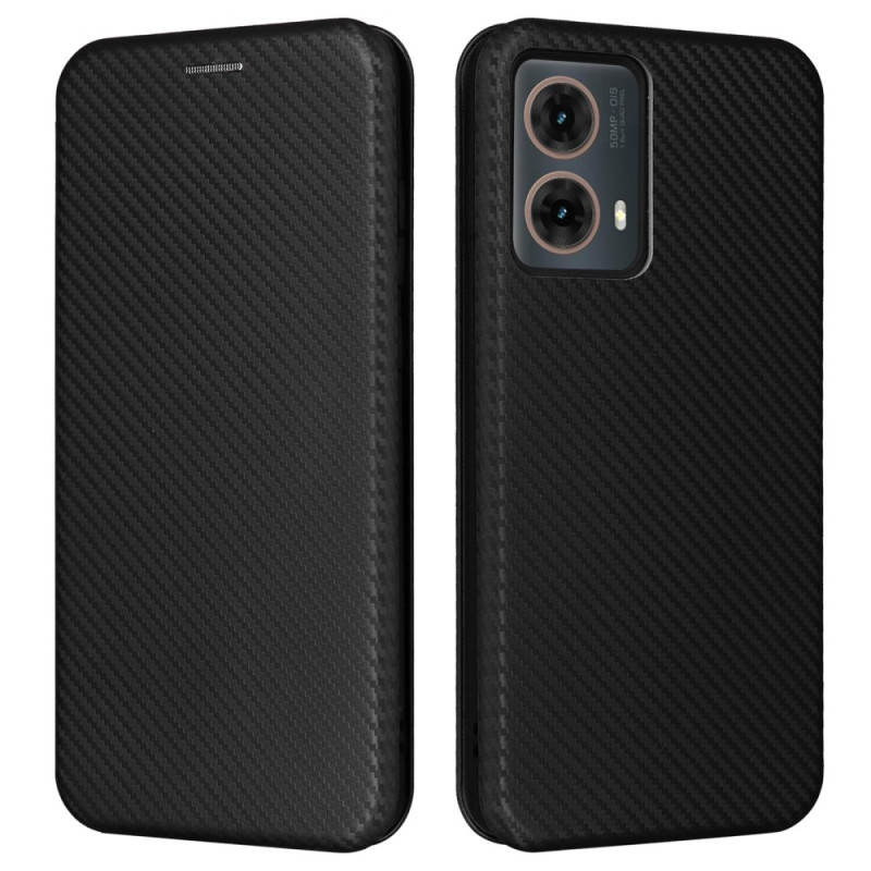 Flip Cover Moto G85 5G Hiilikuitukansi