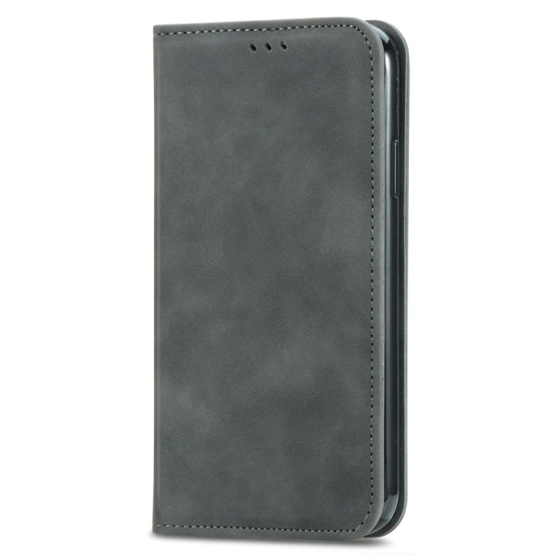 Mokkanahkainen tyyli, jossa on korttipidike ja jalusta