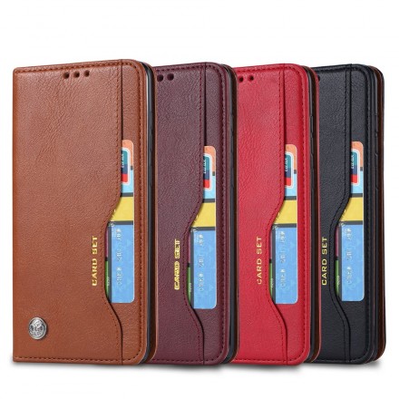 Flip Cover Samsung Galaxy A9 keinonahkainen korttikotelo