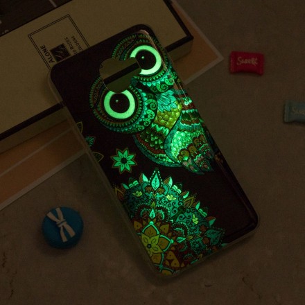 Samsung Galaxy J6 Pöllö tapauksessa fluoresoiva Mandala