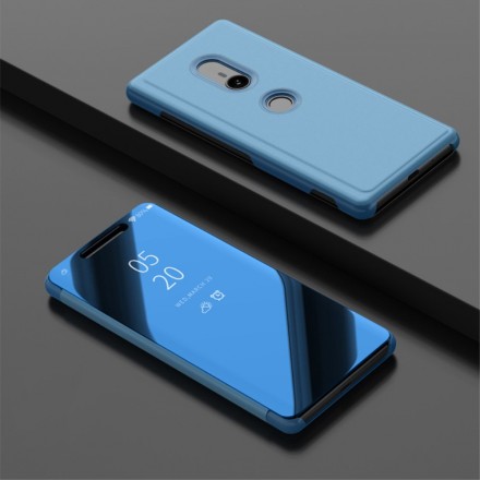 Näytä kansi Sony Xperia XZ3 peili ja keinonahkainen nahka Näytä kansi Sony Xperia XZ3 peili ja keinonahkainen nahka