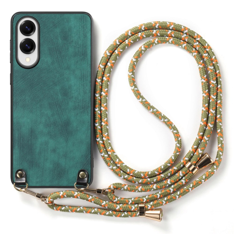 Samsung Galaxy S25 Edge vetoketjukansi Vintage Leather Effect