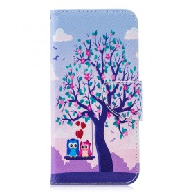 Honor 10 Lite / Huawei P Smart Case 2019 Pöllöt keinussa