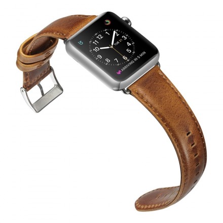 Apple Watch 40/38 mm aitoa nahkaa vintage-tyyliin