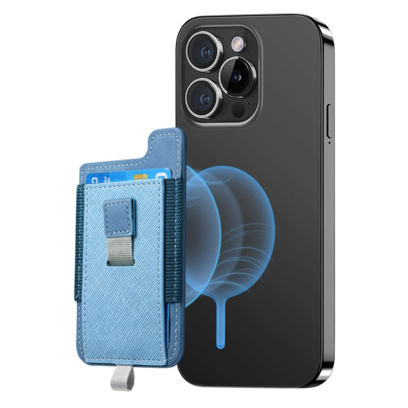 Porte-cartes magnétique avec pochette extractible