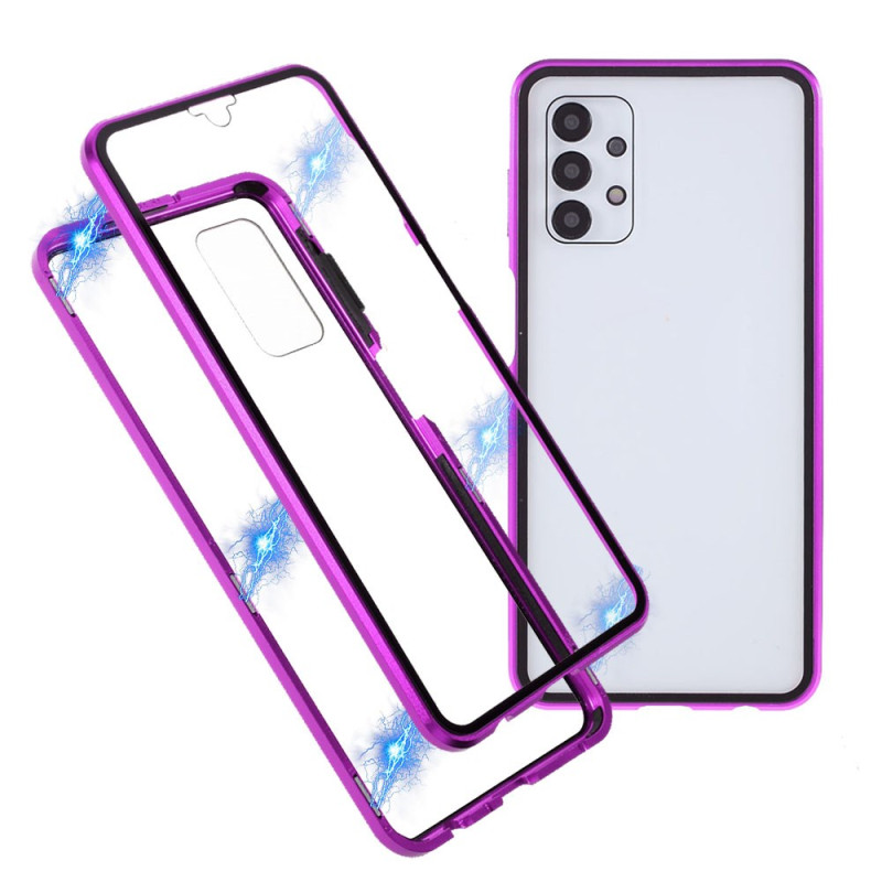 Samsung Galaxy A32 5G / M32 5G magneettinen suojakuori
, jossa on panssarilasi