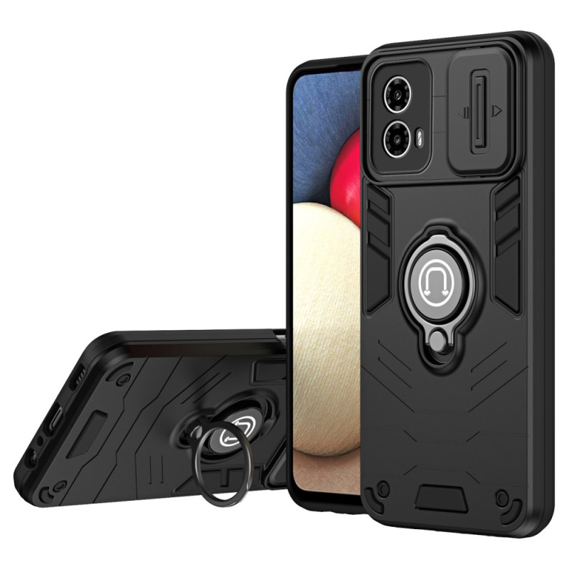 Moto G45 5G / G34 5G liukuva kameran suojus ja sormuksen pidike