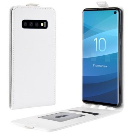 Samsung Galaxy S10 kokoontaitettava nahkatehostekotelo