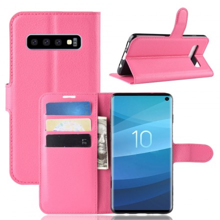 Samsung Galaxy S10 Retro keinonahkakotelo Samsung Galaxy S10 Retro keinonahkakotelo