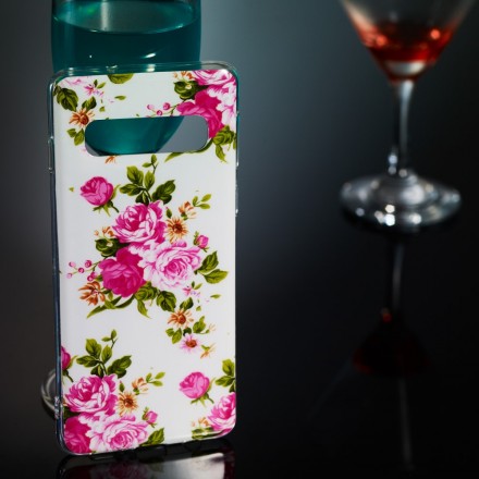 Samsung Galaxy S10 Kotelo Liberty Flowers Fluoresoiva