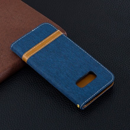 Samsung Galaxy S10 Lite Kangas ja nahka Effect hihna tapauksessa