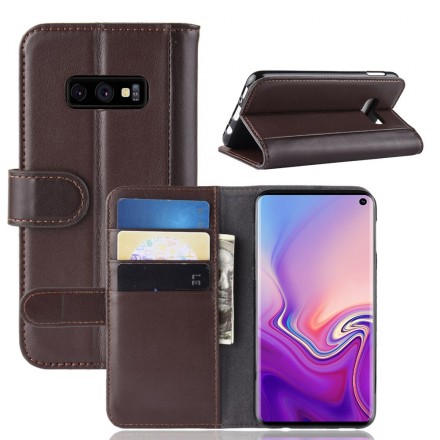 Housse Samsung Galaxy S10 Lite Cuir Fendu 