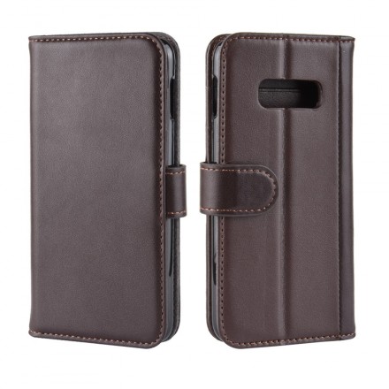 Housse Samsung Galaxy S10 Lite Cuir Fendu 