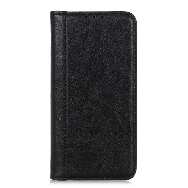 Flip Cover Xiaomi Redmi Note 14S Cuir Litchi Fendu