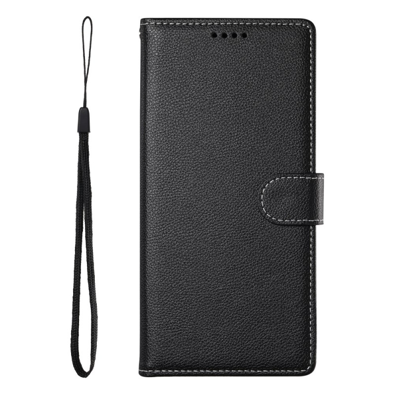 Housse Oppo A5 Pro 5G Effet Cuir Litchi