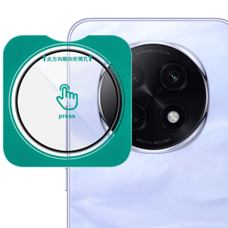 Objektiivin suojus Oppo A5 Pro 5G automaattisella paikannuskehyksellä Oppo A5 Pro 5G:lle