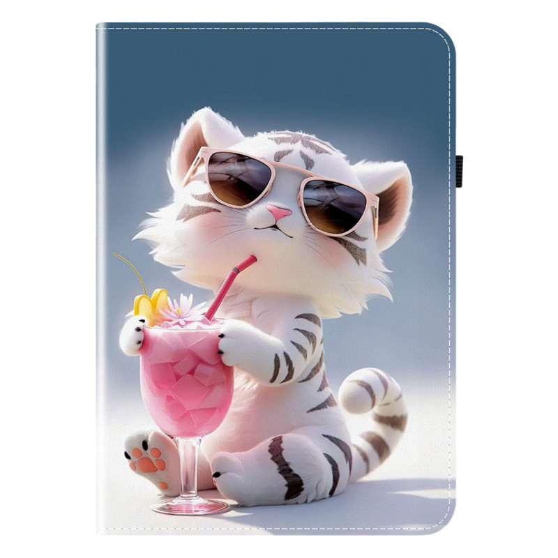 Samsung Galaxy Tab S10 Plus / S9 FE Plus / S9 Plus Tiger Design Suojakuori