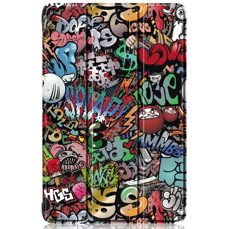 Älykotelo Samsung Galaxy Tab S10 Plus / S9 Plus Graffiti