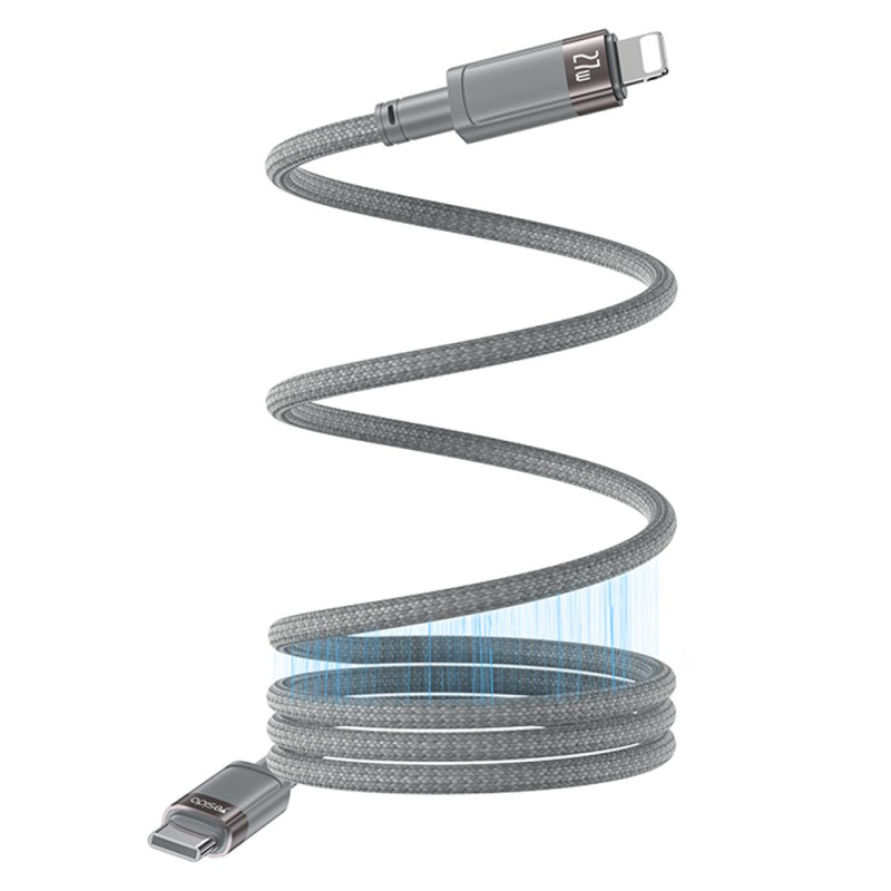 YESIDO Type-C to iP magneettinen latauskaapeli