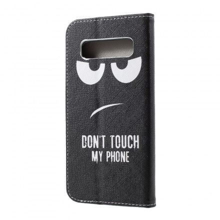 Samsung Galaxy S10 Älä koske puhelimeeni -kotelo Samsung Galaxy S10 Älä koske puhelimeeni -kotelo