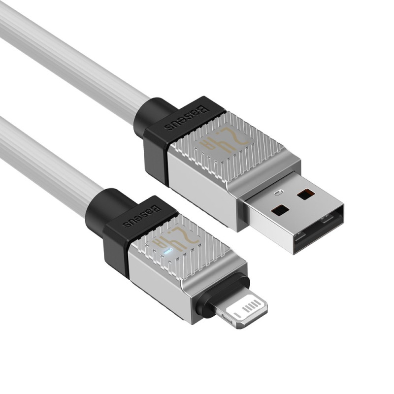 CoolPlay 2m USB-Lightning pikalataus- ja tiedonsiirtokaapeli Baseus
