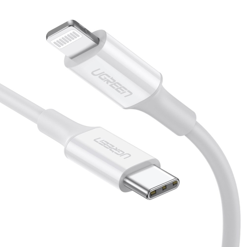 UGREEN USB-C Lightning-kaapeli - 0,25m