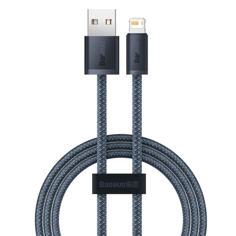 USB ja iP Dynamic -sarjan BASEUS-pikalataus- ja datakaapeli - 1m