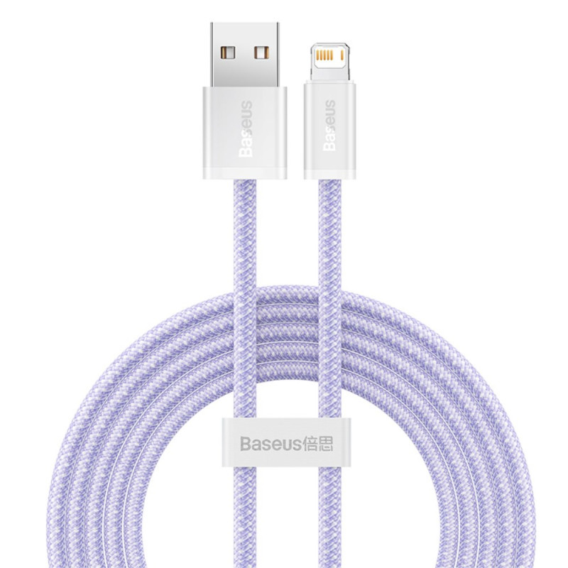 BASEUS USB ja iP Dynamic -sarjan pikalatauskaapeli - 2m