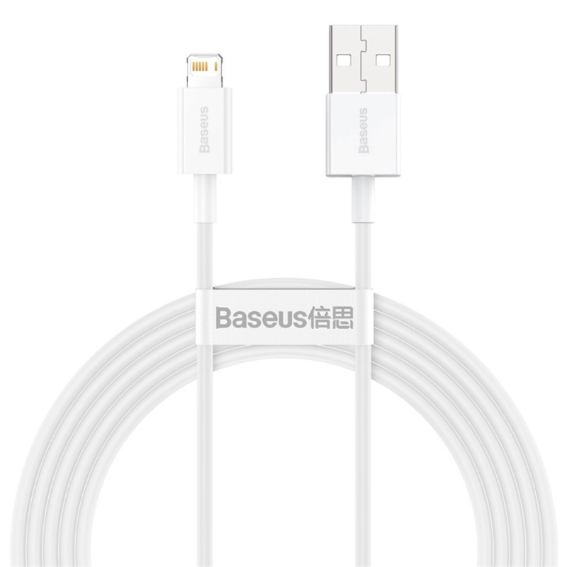 BASEUS 2m Superior Series USB to iP 2.4A nopea lataus- ja datakaapeli