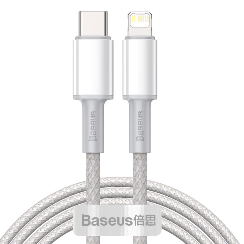 C-tyypin pikalataus- ja datakaapeli iP PD 20W BASEUS - 2m:iin - 2m