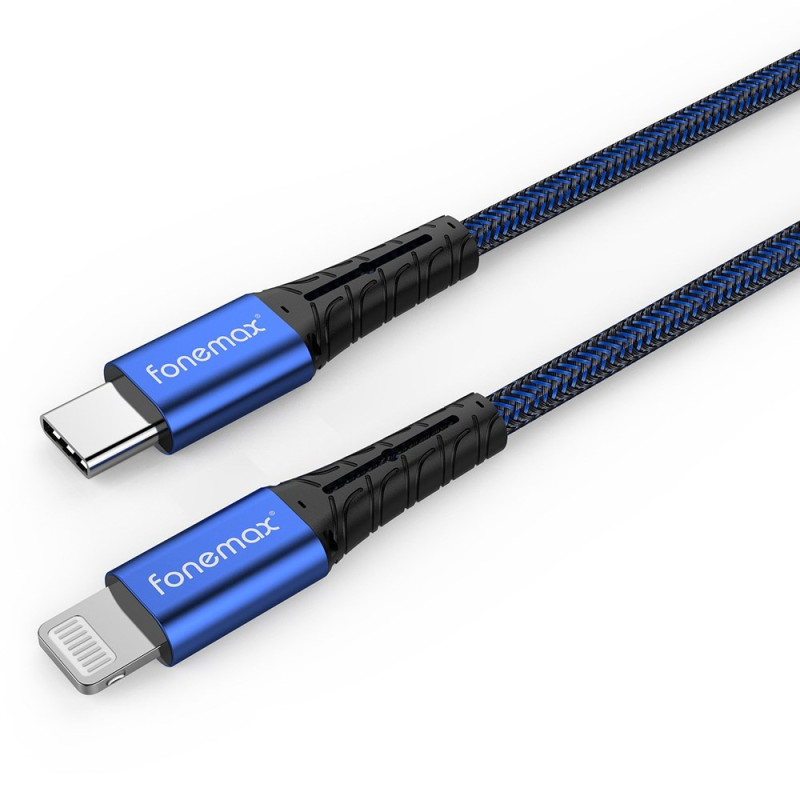 FONEMAX C-tyypin Lightning-pikalatauskaapeli - 0,2m